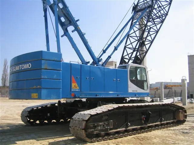 Hitachi Sumitomo SCX 150 TON Crawler Crane on rent