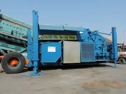 Mobile impact crusher on tyre - 2