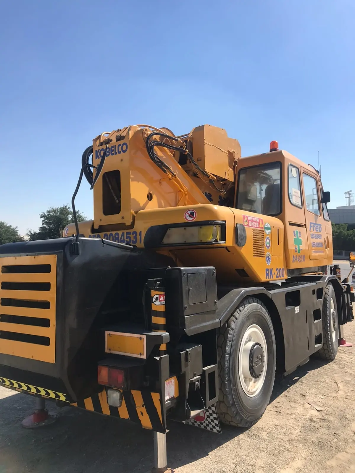 KOBELCO Rough terrian crane available on rent