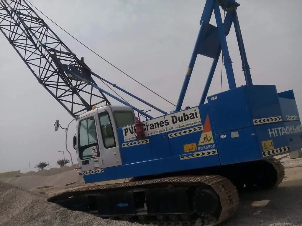 Hitachi SCX 550(55 TON) Crawler Crane on rent