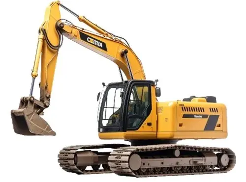 Excavator With Digger
