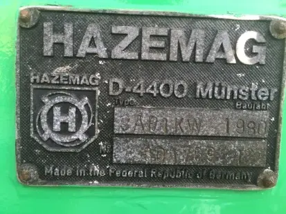 Impact crusher hazemag