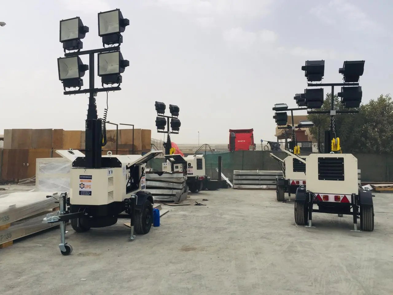 TOWER LIGHTS - POWERED BY DIESEL GENERATORS - 2