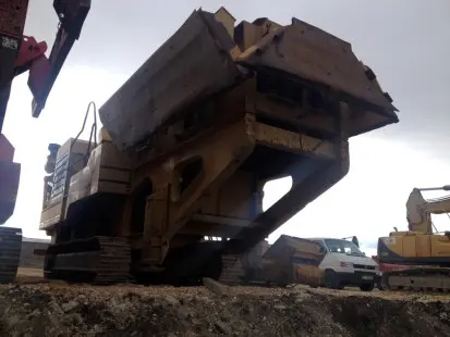 Mobile impact crusher extec i-c13 R