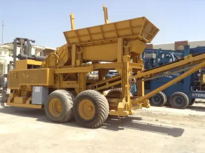 Mobile impact crusher on tyre trima (83/105P)
