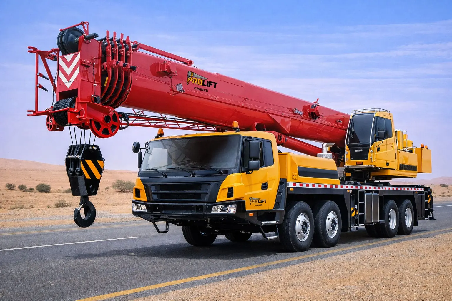 Mobile crane rental 160t in Abu Dhabi - 4