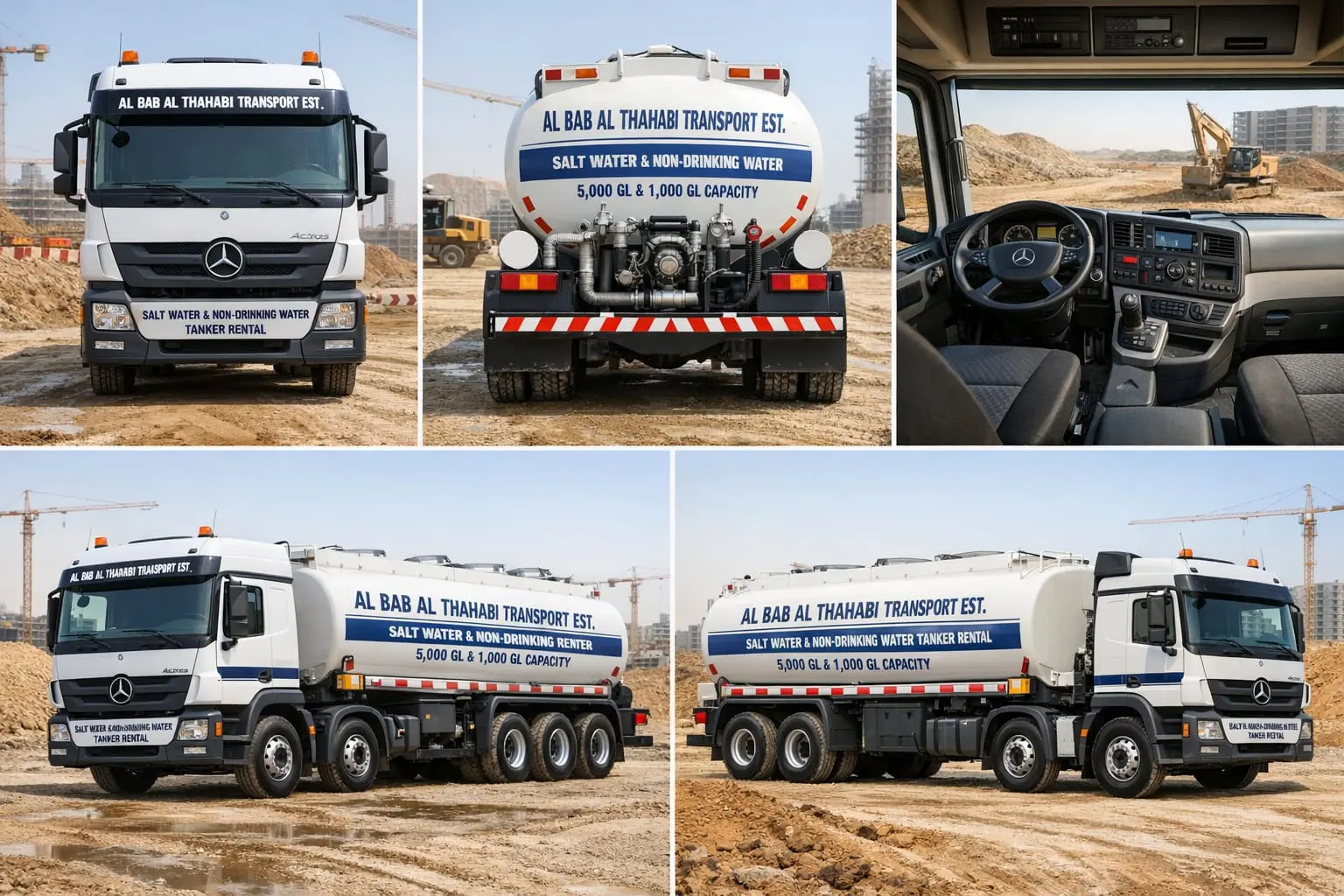 SALT WATER TANKERS RENTAL, NON DRINKING WATER TANKERS RENTAL 5,000-GL & 10,000-GL - 2