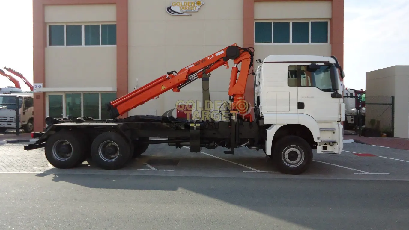 MAN TGS 26.440 6×4 HOOK LOADER + ATLAS 165 CRANE 2 - 3