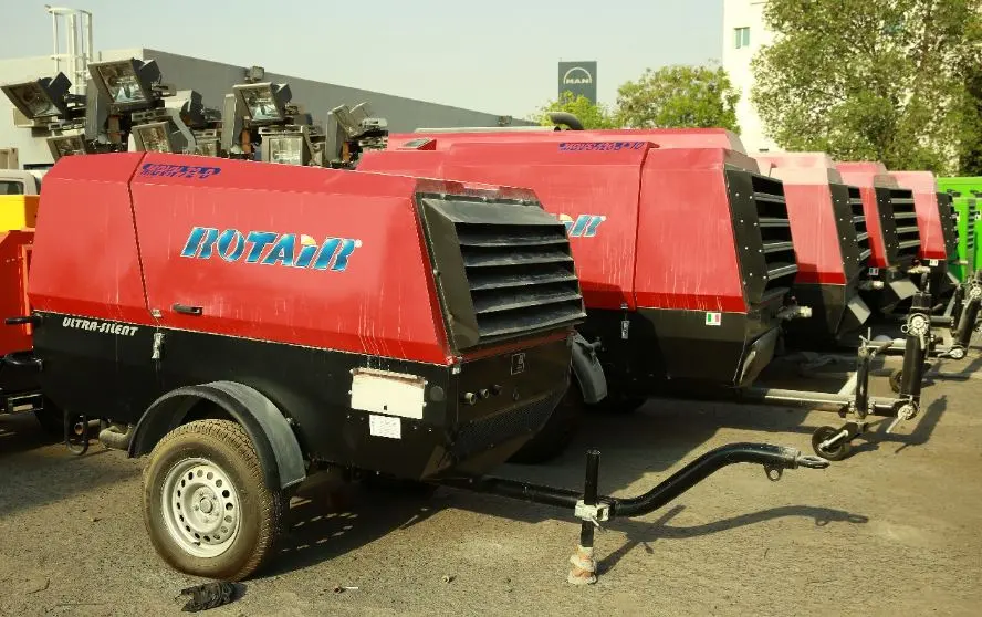 Diesel Portable Air Compressor 185CFM TO 900CFM