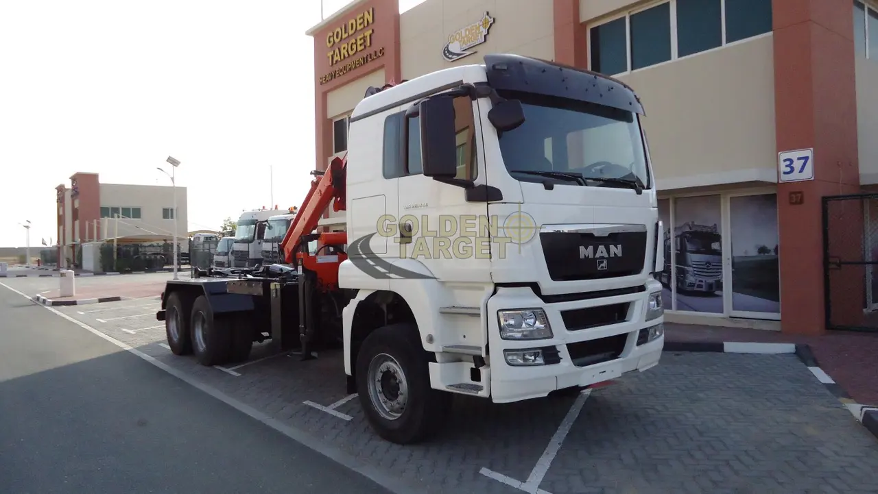 MAN TGS 26.440 6×4 HOOK LOADER + ATLAS 165 CRANE 2