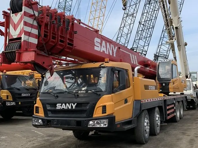 Sany Mobile Crane 50 Ton With Boom Length 32-45m
