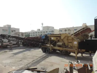 Mobile impact crusher on tyre (21802) - 2