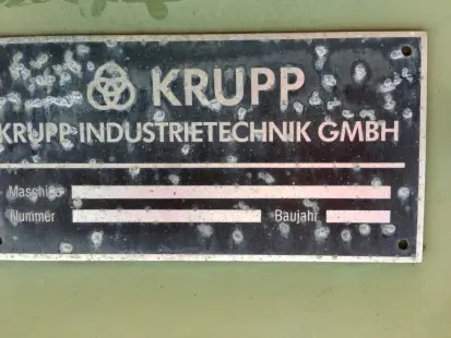 Vibrating screen-1 deck krupp