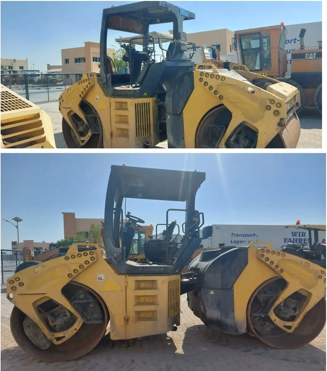 10 Ton Double Drum Roller Compactor Bomag BW161 AD