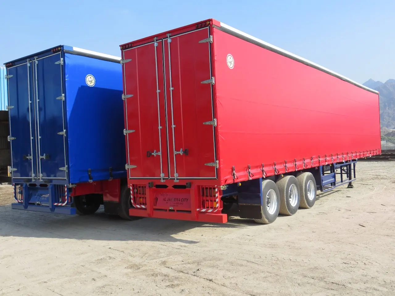 Curtain Side Trailer Total Length: 15.5 Meter - 6